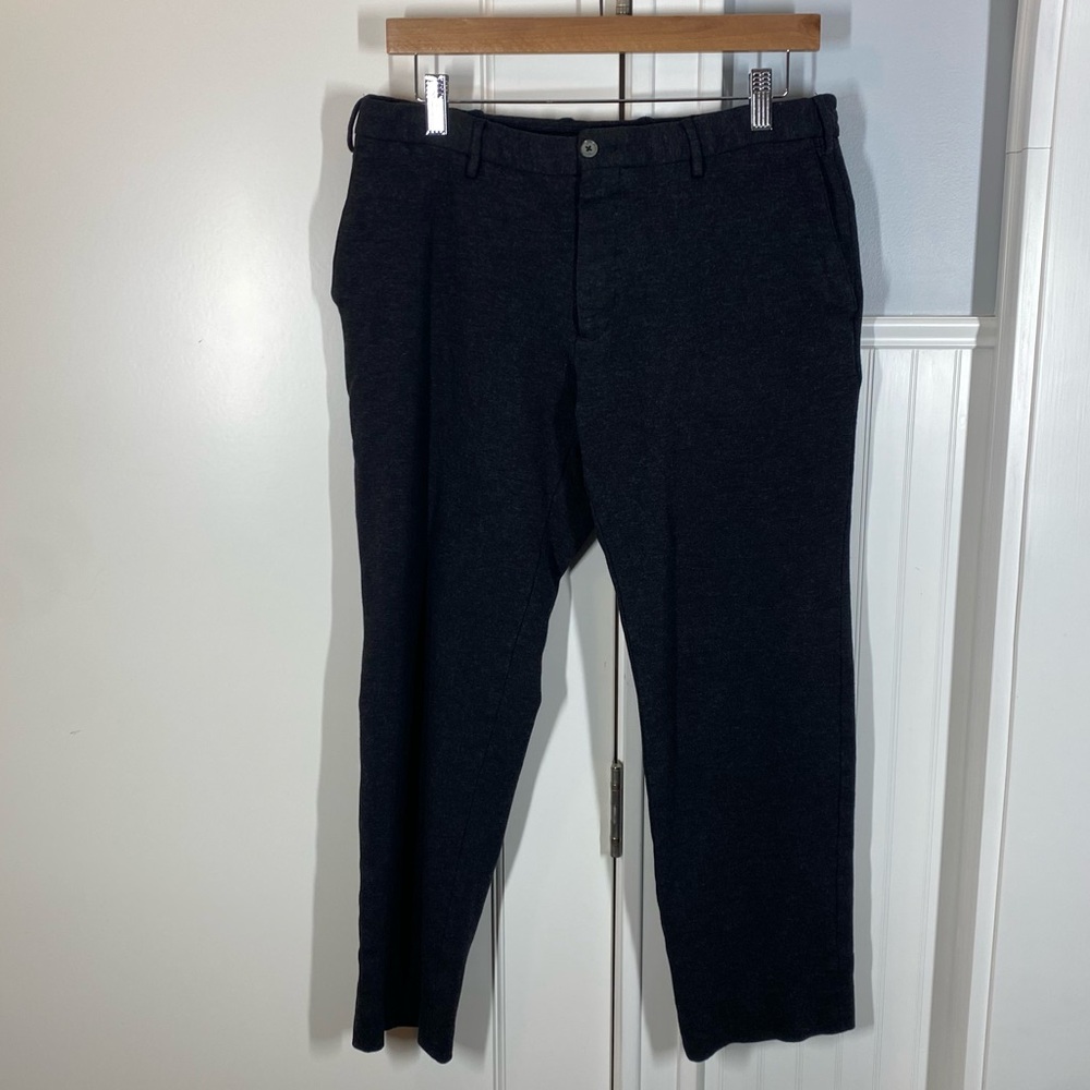 PT Torino Dress / Casual Pants Size 50 34 US Slim Solid Gray Viscose‎ Blend